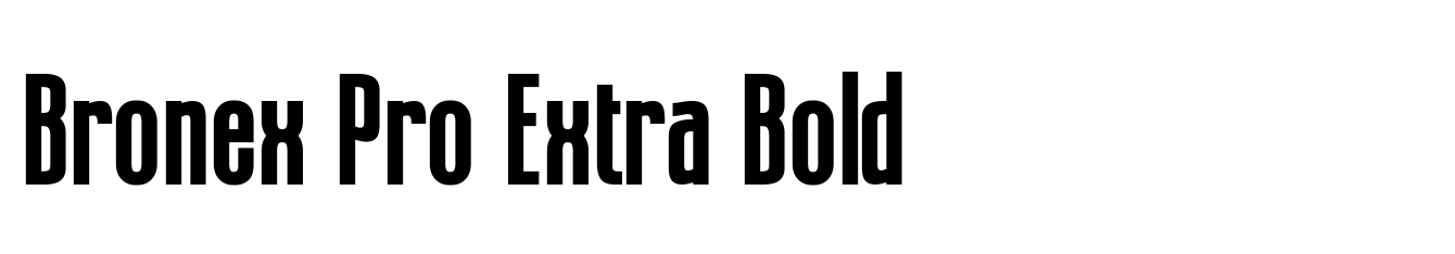 Bronex Pro Extra Bold